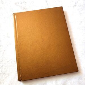 Vintage Gold Colored Hardback Journal